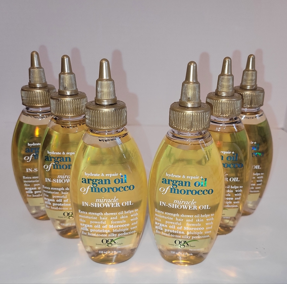 OGX Argan Oil of Morocco Miracle in shower oil 4 oz - 6 Qty!